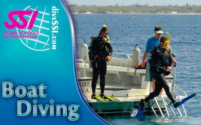 Cours de plongée BOAT DIVING